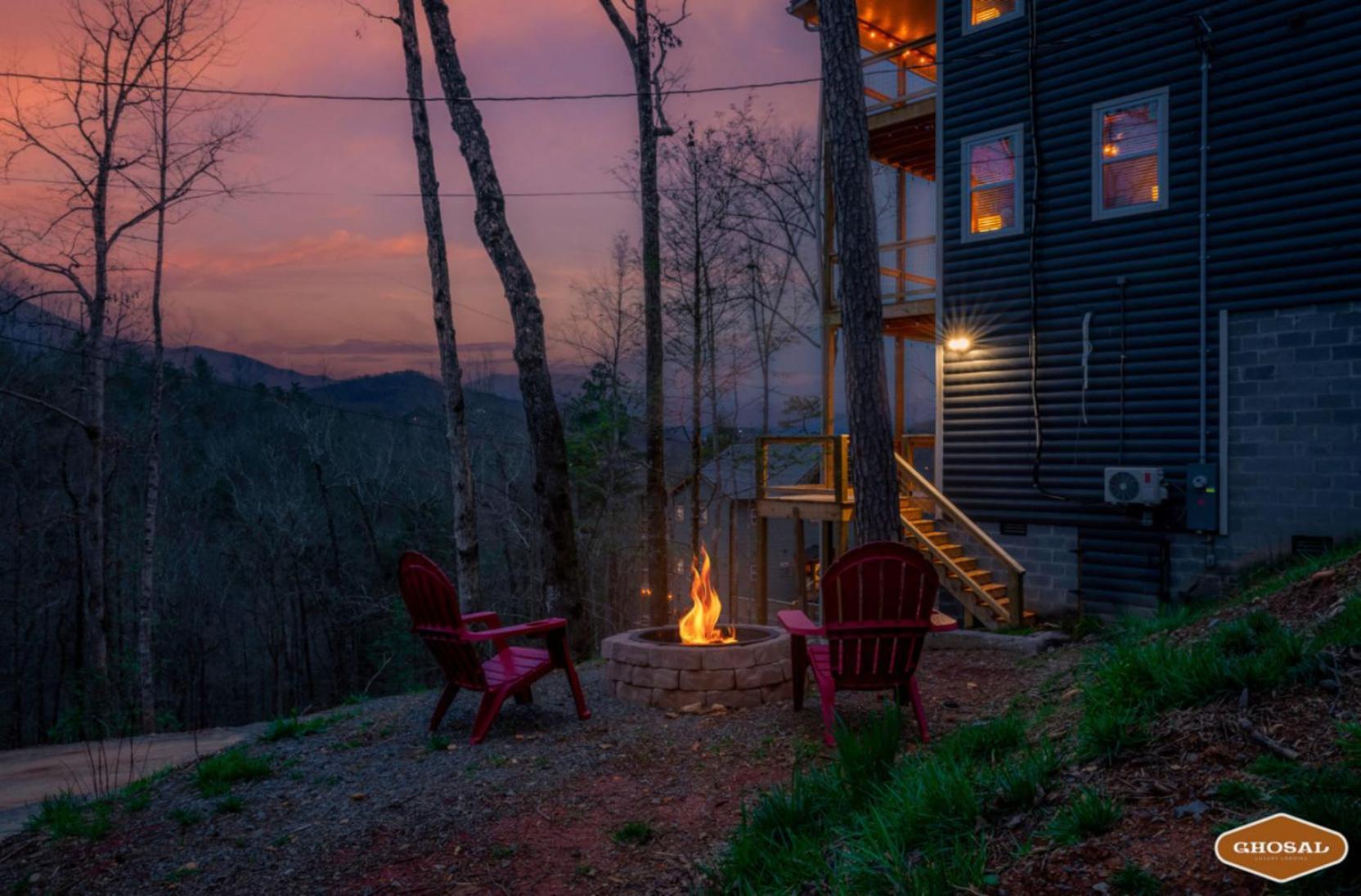 Tranquil Mountain Getaway By Ghosal Luxury Lodging Gatlinburg Εξωτερικό φωτογραφία