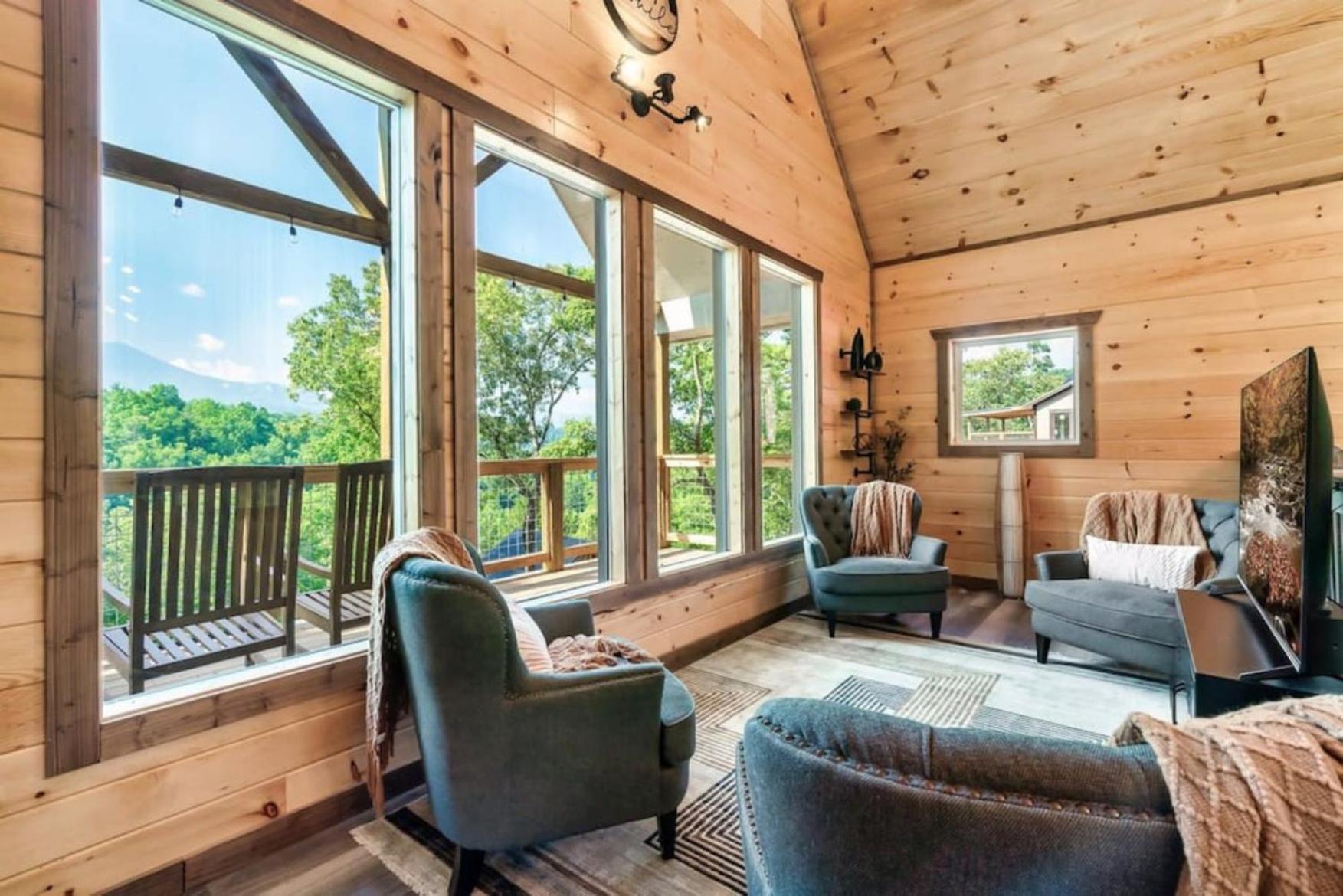 Tranquil Mountain Getaway By Ghosal Luxury Lodging Gatlinburg Εξωτερικό φωτογραφία