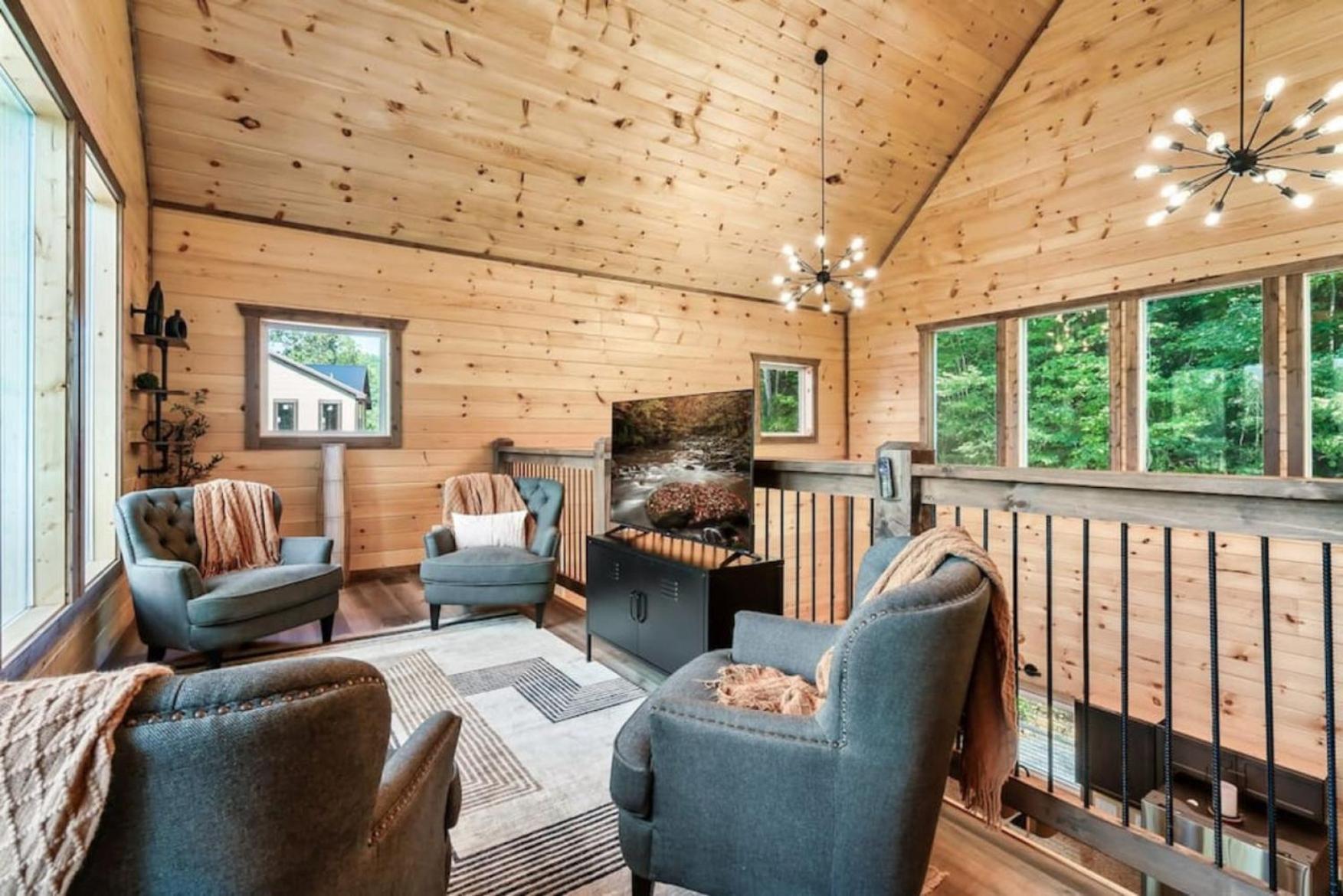 Tranquil Mountain Getaway By Ghosal Luxury Lodging Gatlinburg Εξωτερικό φωτογραφία